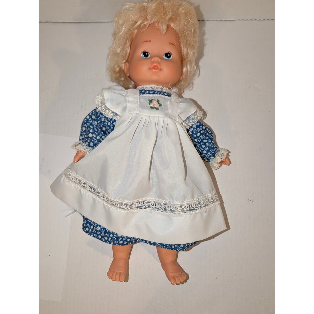 Vintage 14" 1991 Unimax Doll Original Outfit Soft Cloth Body